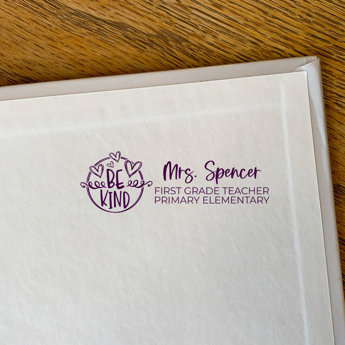 personalized name and date stamp custom checked by teacher name stamps,  Teacher checked stamp, adjust date stamp, stamp for teacher