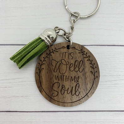 It Is Well With My Soul Keychain