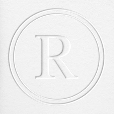 Single Letter Round Monogram Embosser