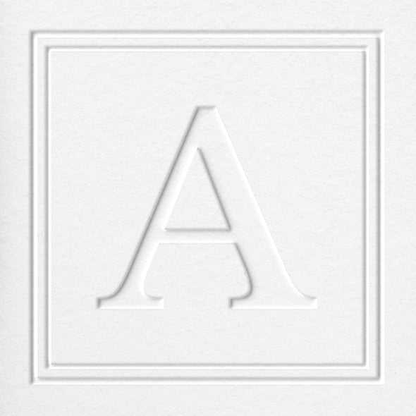 Single Letter Square Monogram Embosser