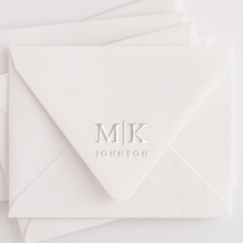 Elevate Your Wedding with a Monogram Embosser