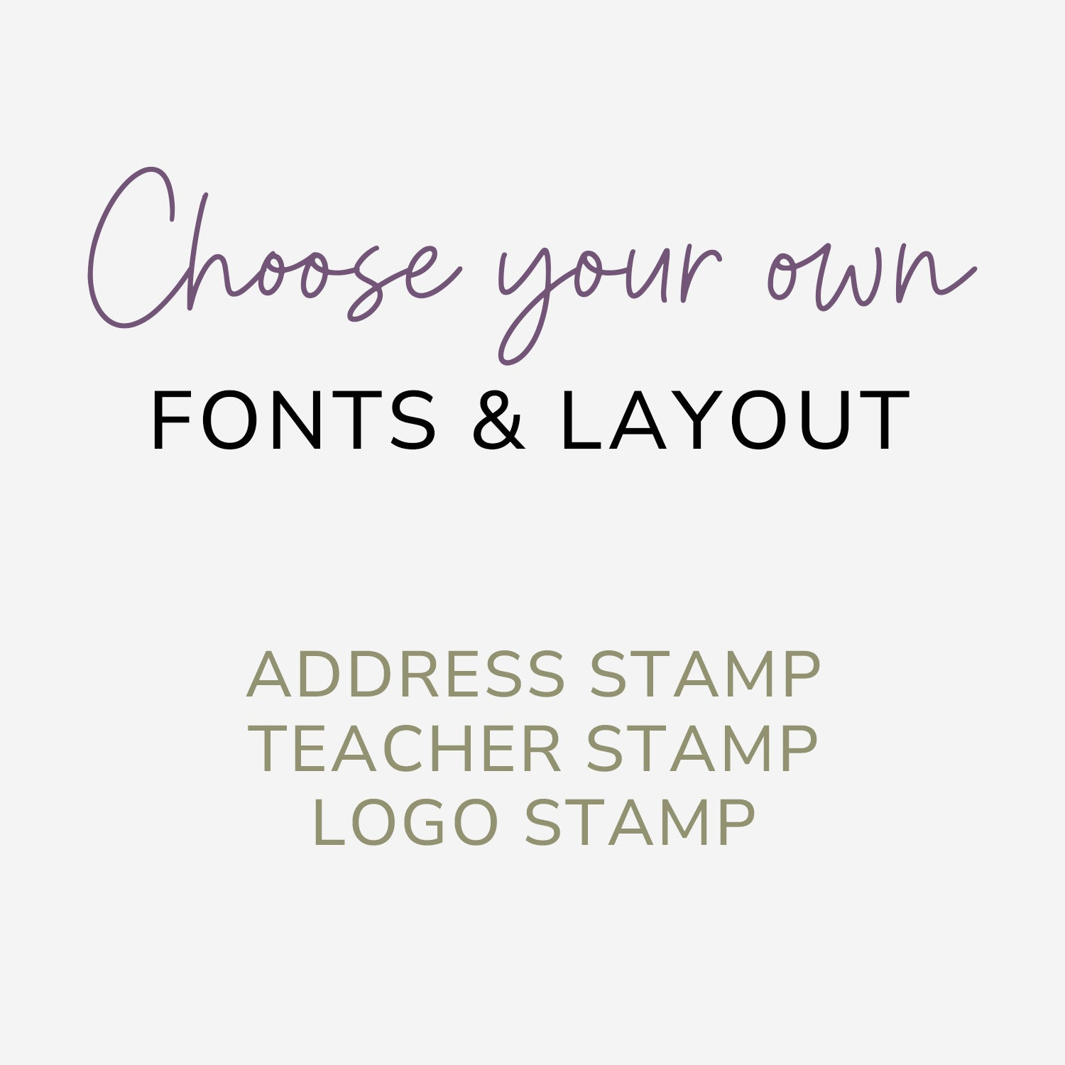 Design Your Own Stamp