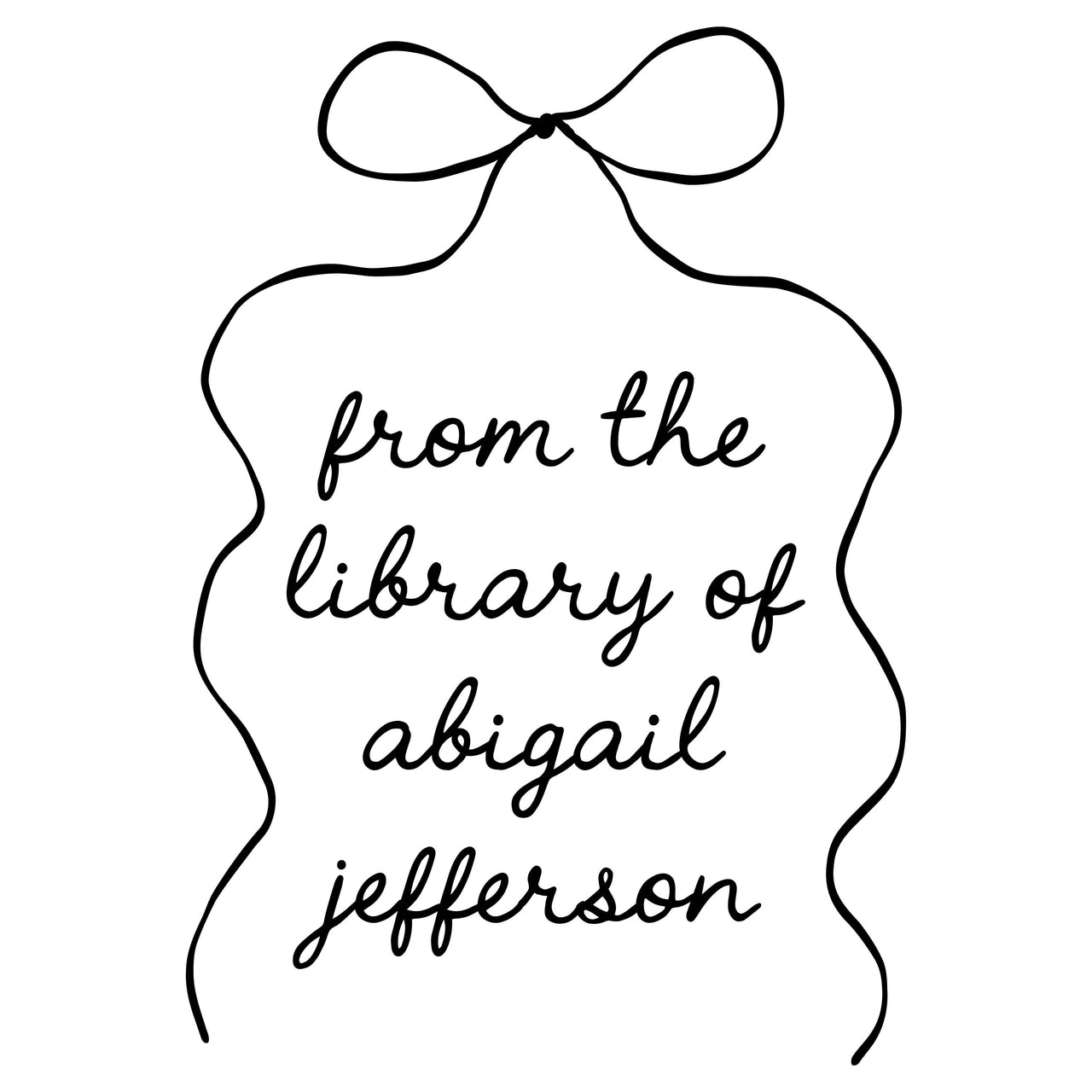 Abigail Book Stamp