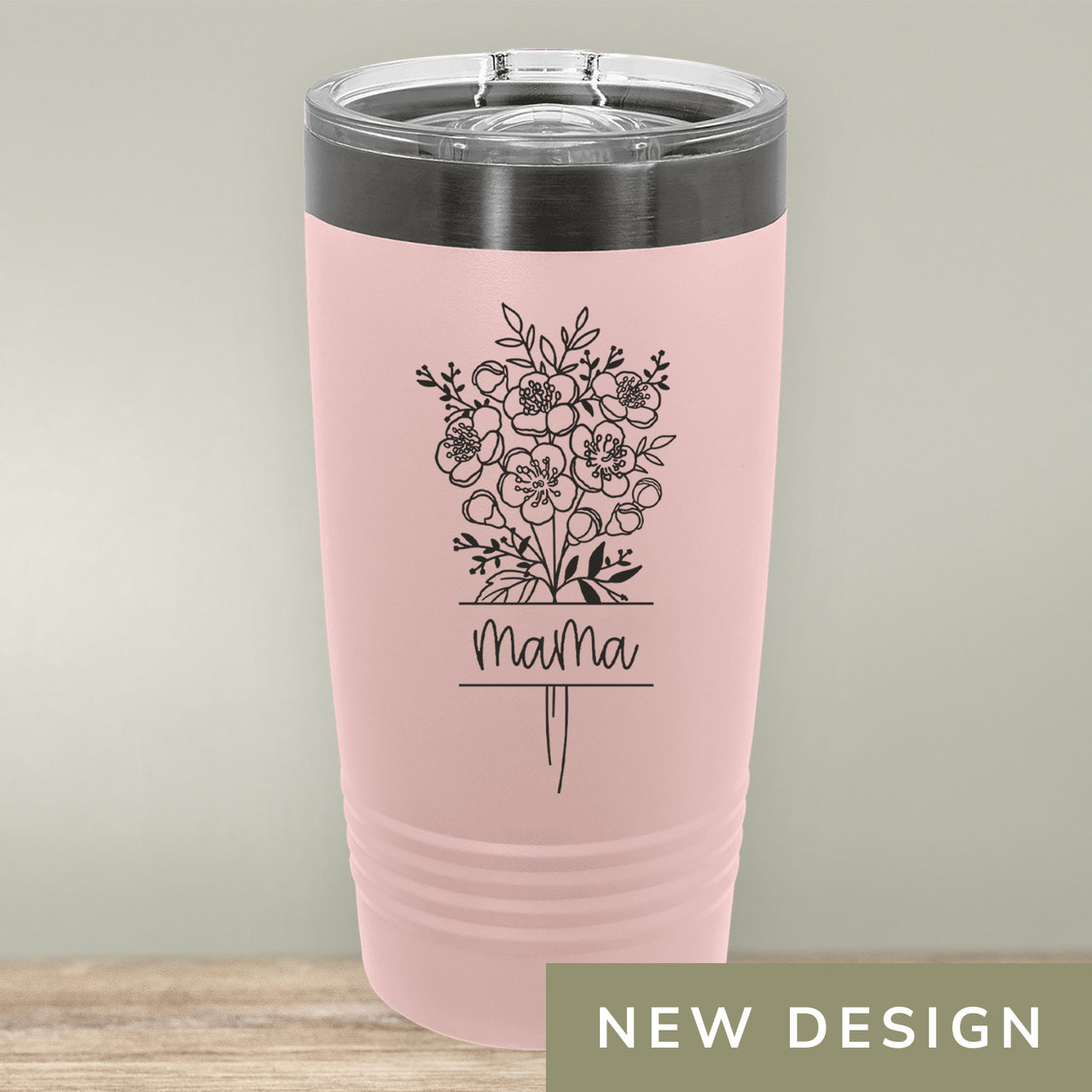 Birth Flower Tumbler