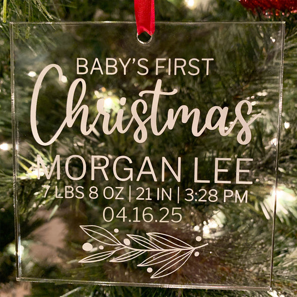 Baby's First Christmas Ornament