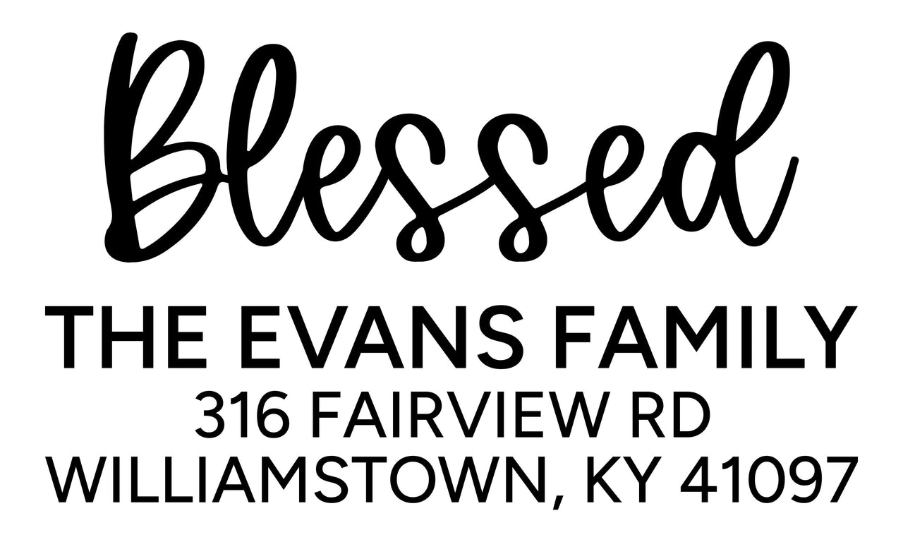Blessed Address Stamp