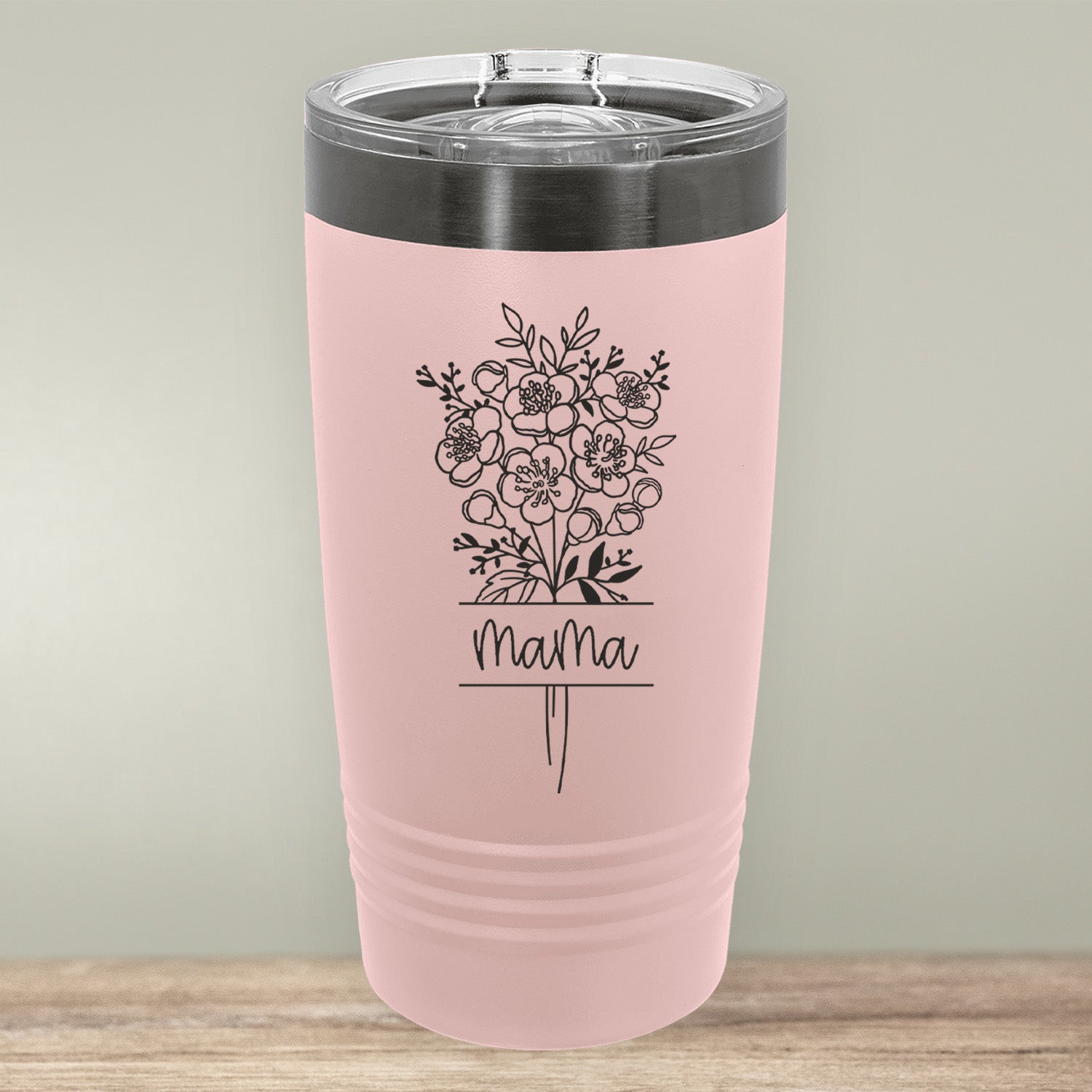 Birth Flower Tumbler - Boutique Stamps & Gifts