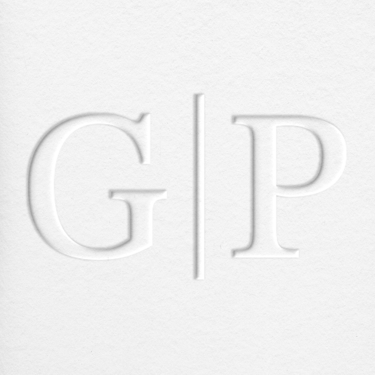 Double Initial Round Monogram Embosser Insert