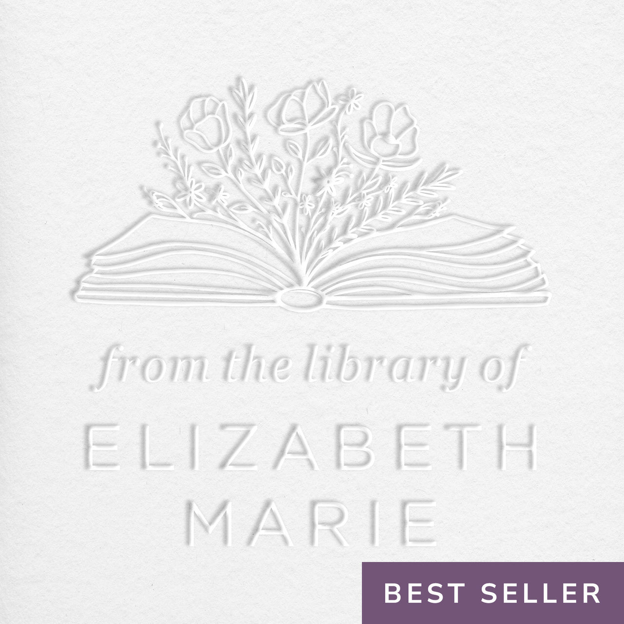 Elizabeth Square Book Embosser