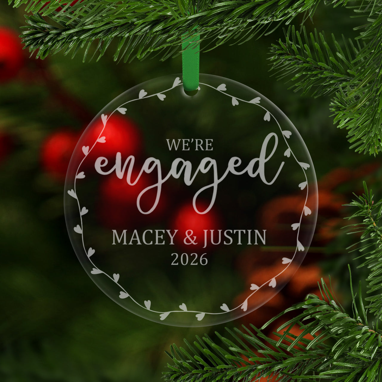 We're Engaged Ornament