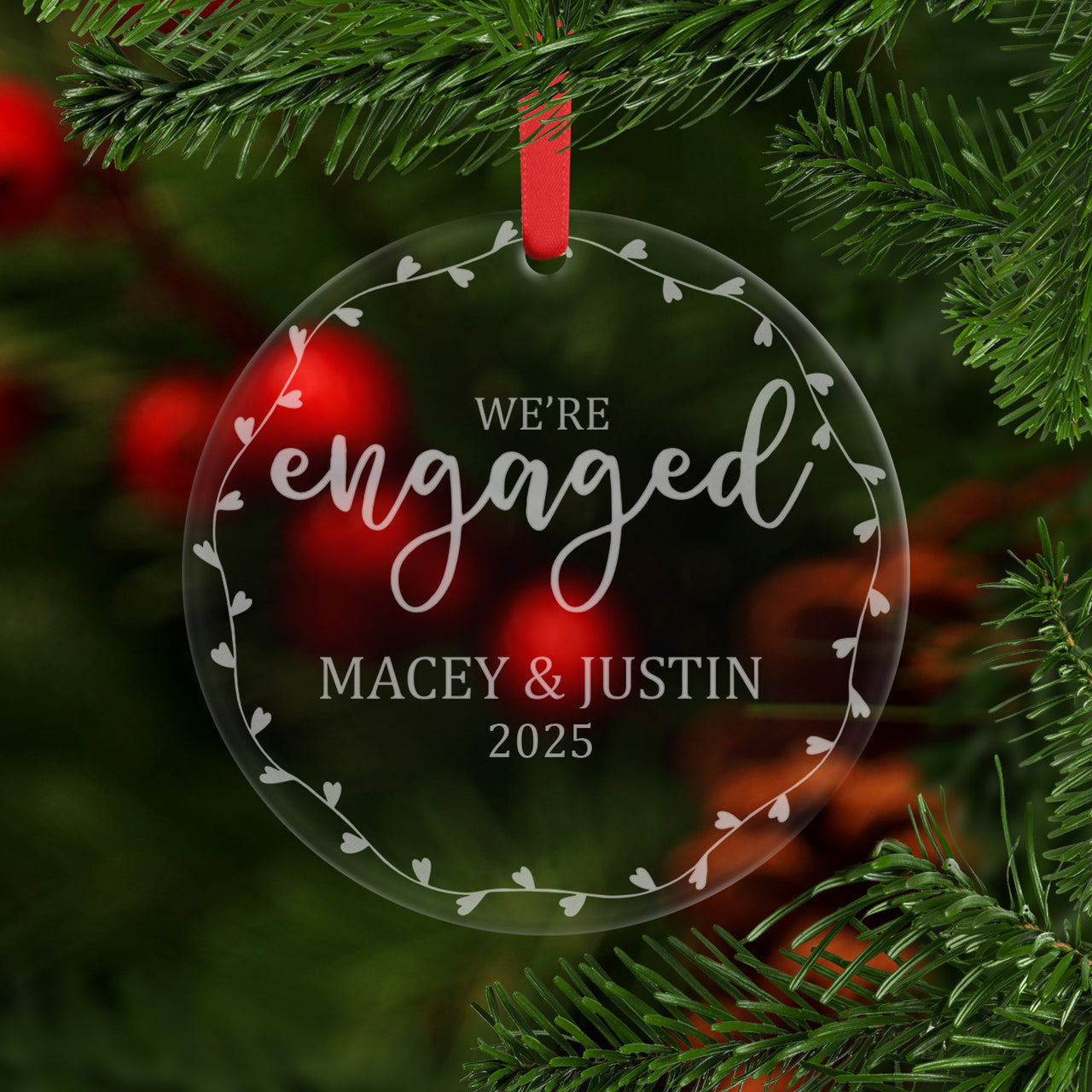 We're Engaged Ornament
