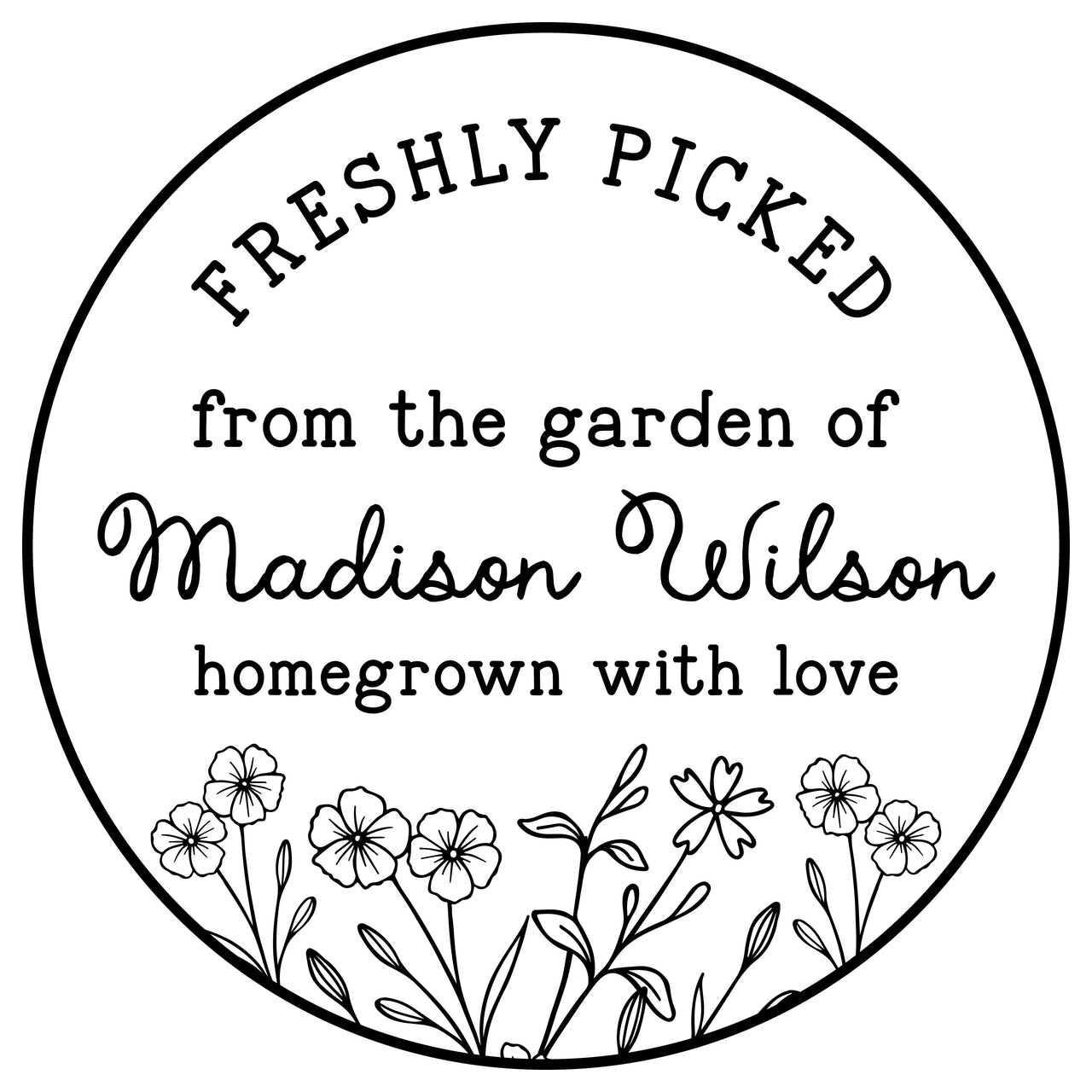 Freshly Picked Stamp