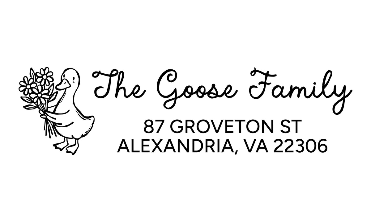 Goose Address Stamp