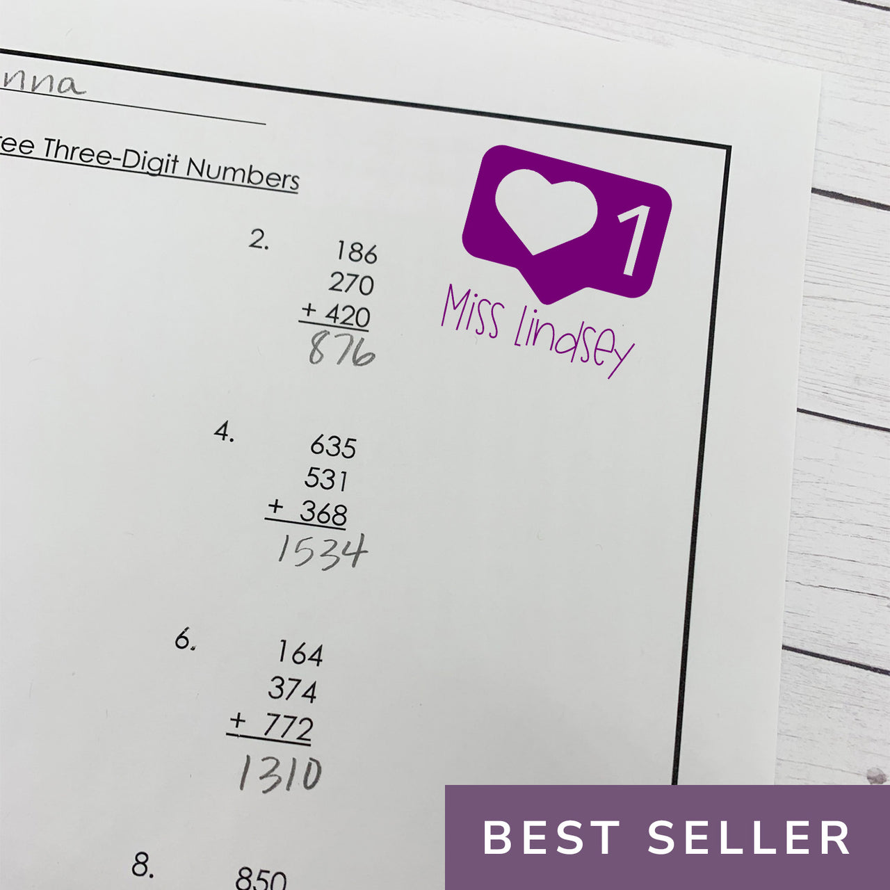 Heart Teacher Stamp