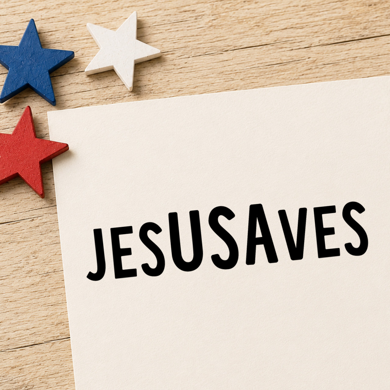 Jesus Saves Stamp