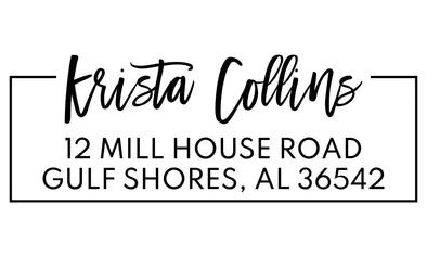 Collins Address Stamp