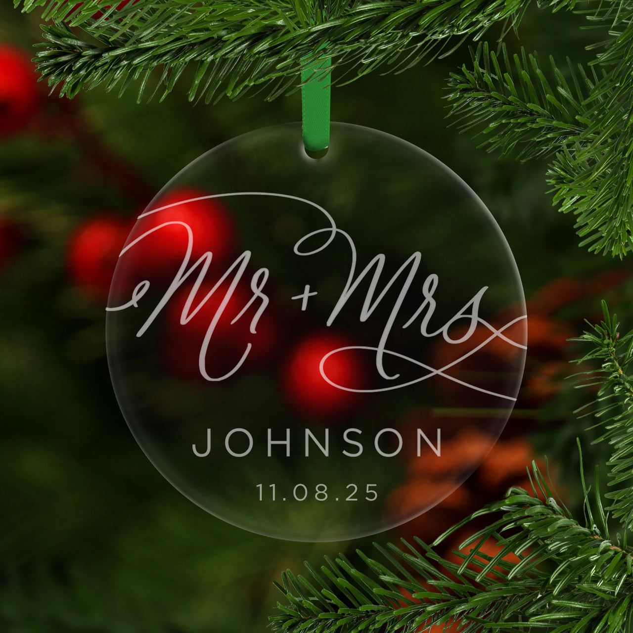 Mr + Mrs Ornament