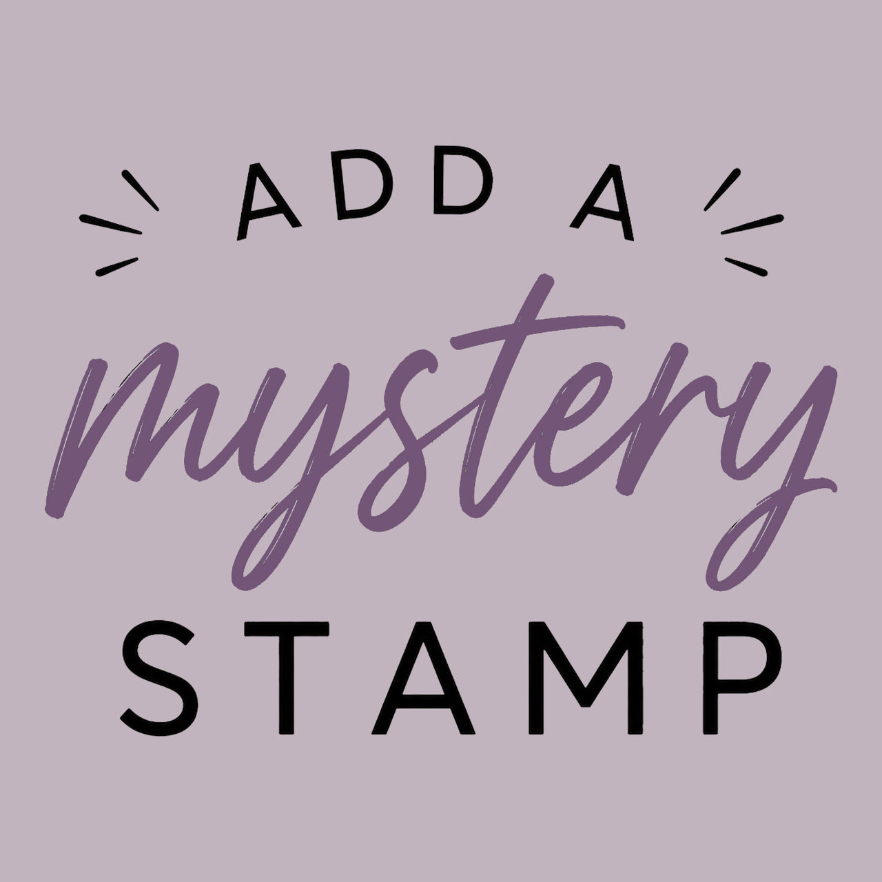 Add a mystery stamp