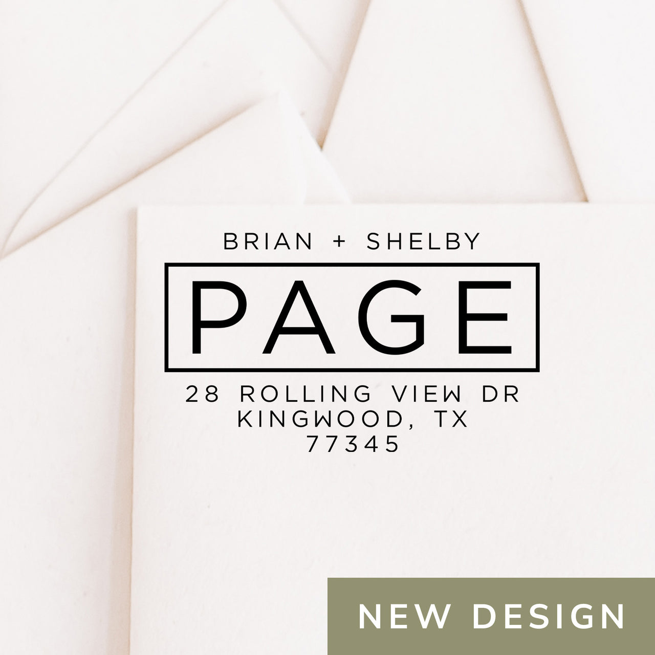 Page Address Stamp