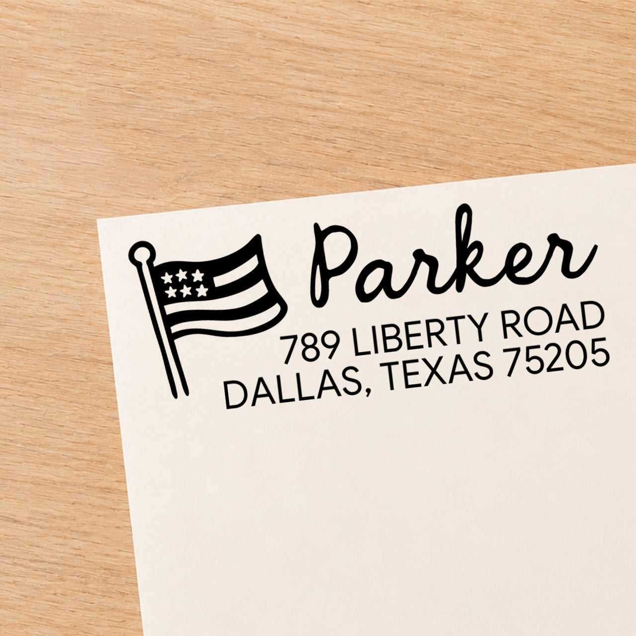 Flag Address Stamp
