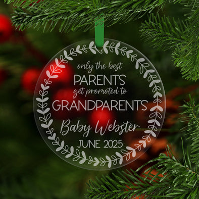 Promoted to Grandparents Ornament
