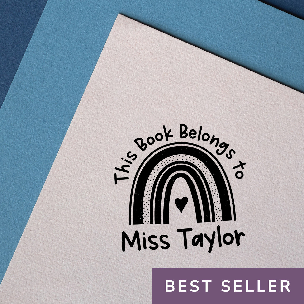 Rainbow Book Stamp