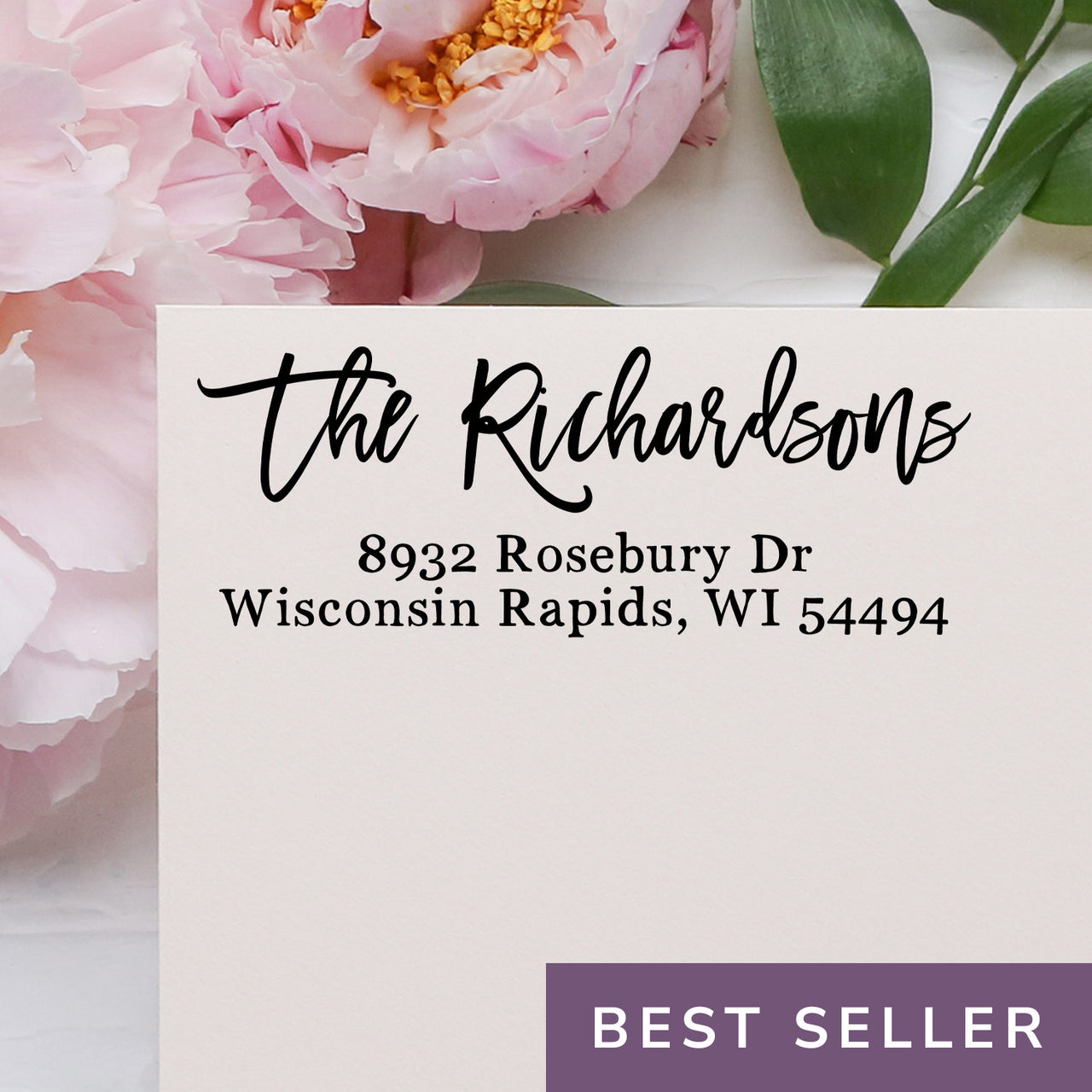 The Richardsons Address Stamp