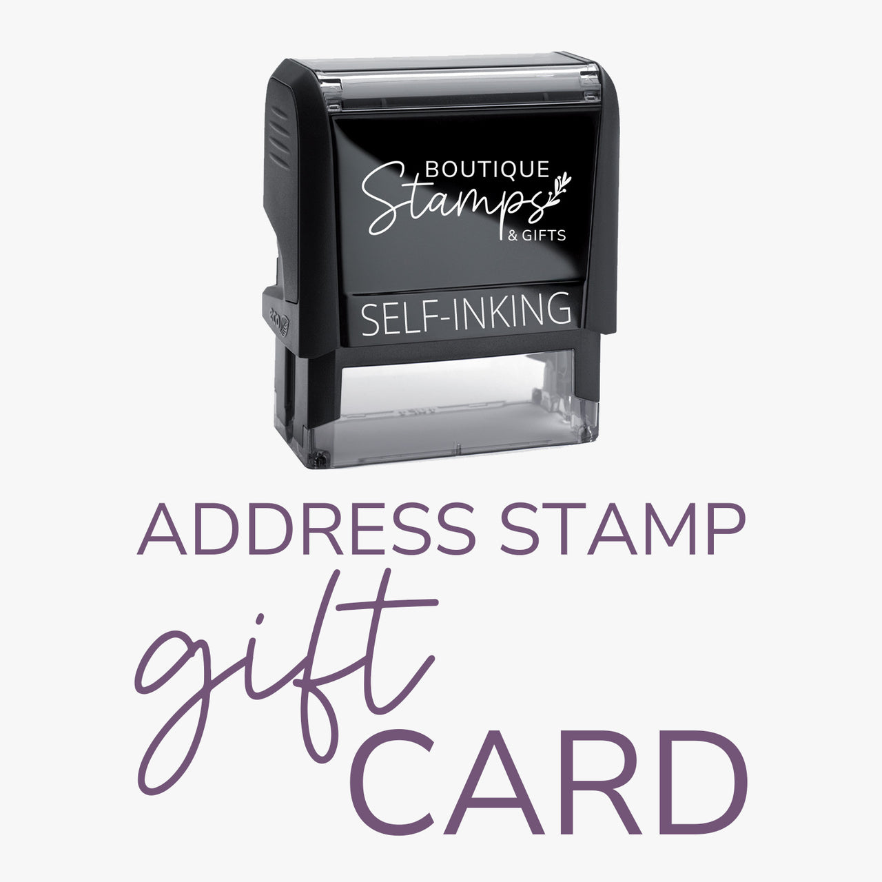 Self-Inking Address Stamp Gift Card