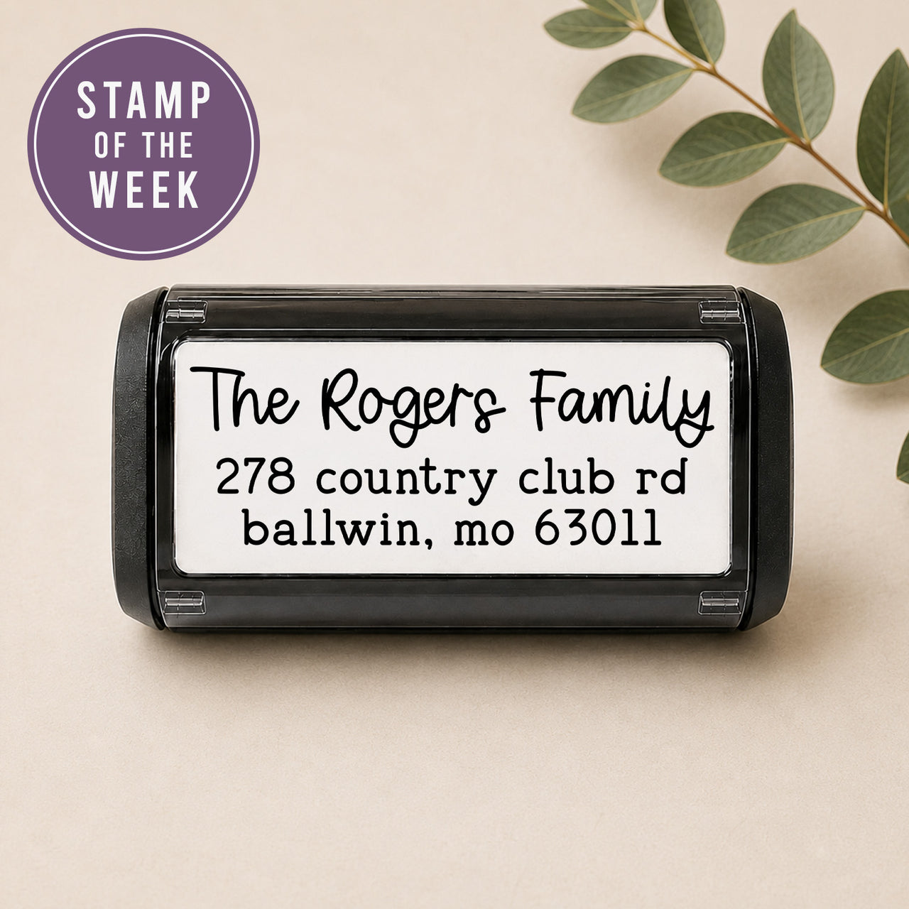 Rogers Address Stamp | Stamp of the Week