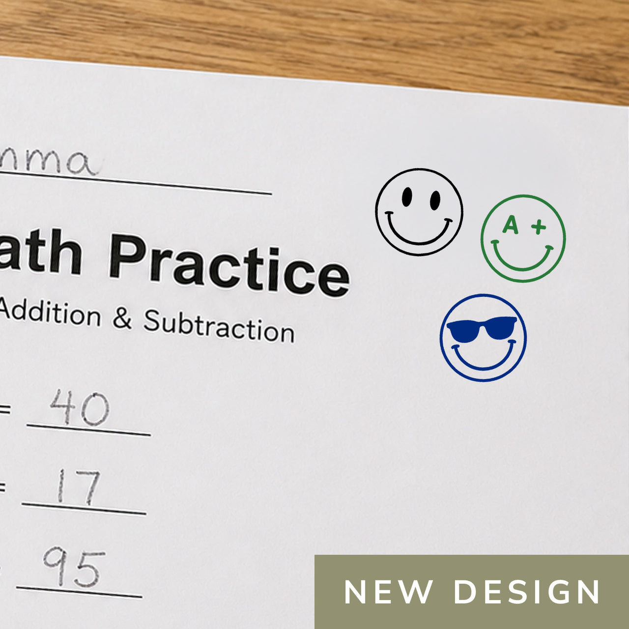Smiley Face Teacher Stamp | Choose Your Design
