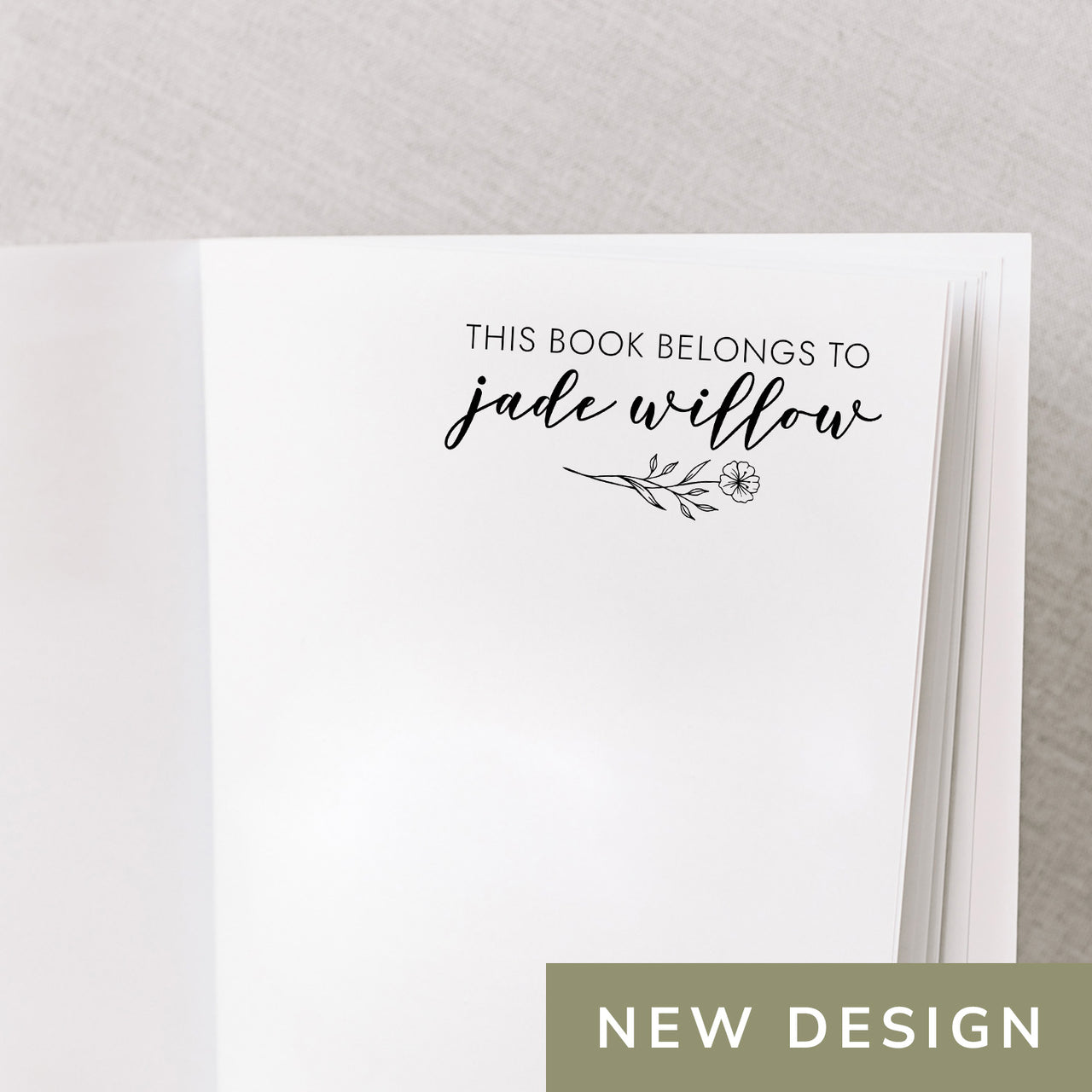 Willow Book Stamp
