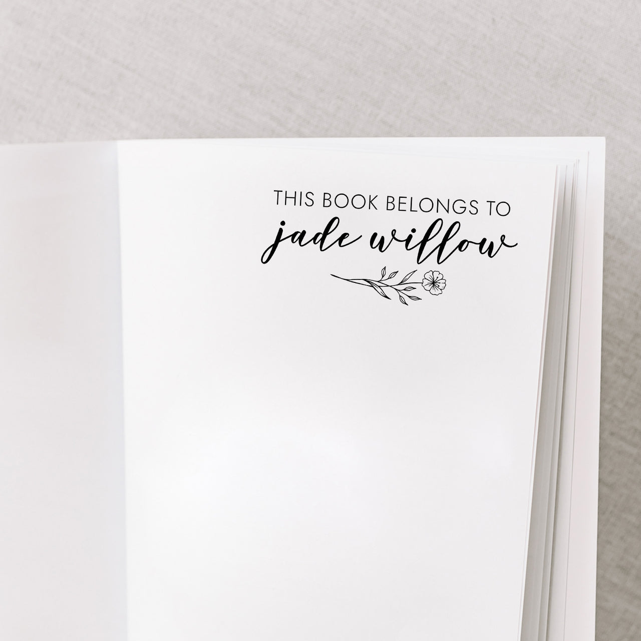 Willow Book Stamp