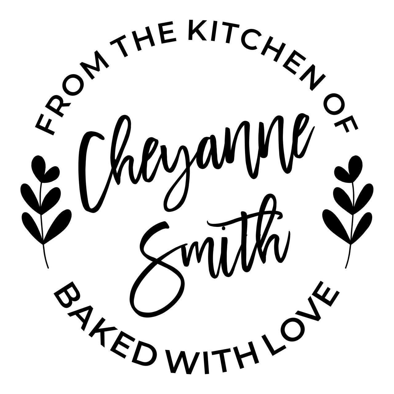 Baked with Love Stamp