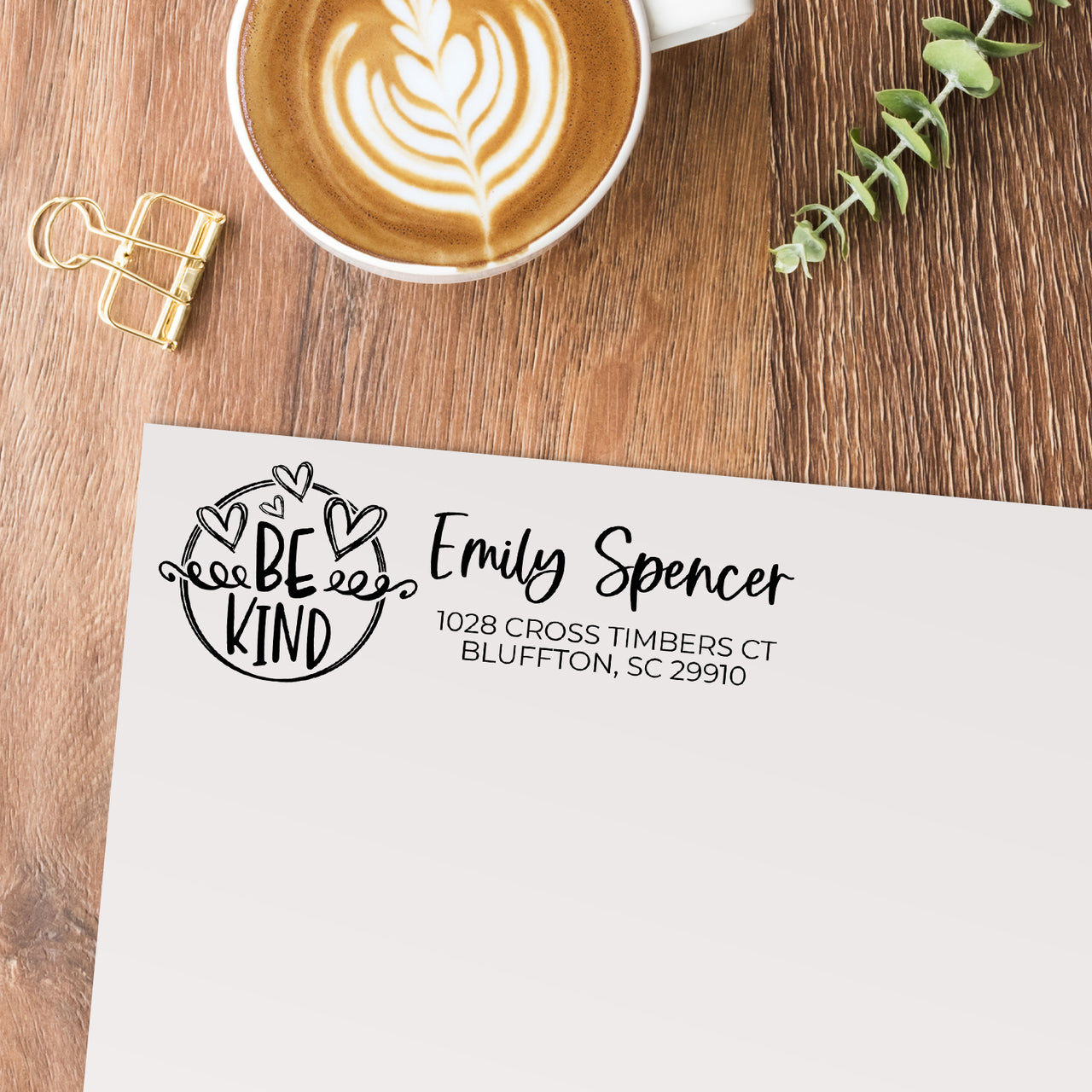 Be Kind Address Stamp