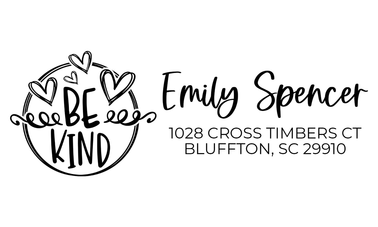 Be Kind Address Stamp
