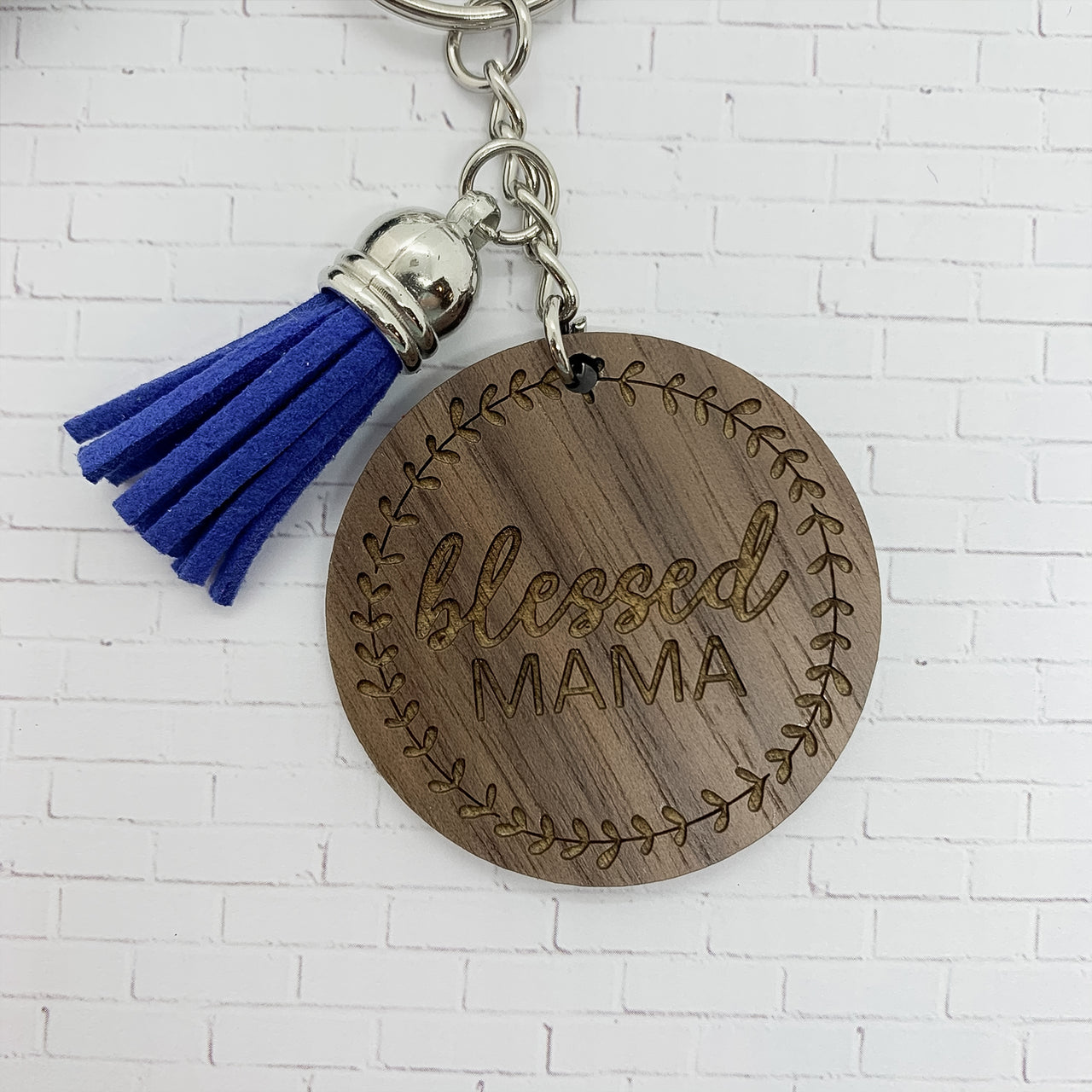 Blessed Mama Keychain