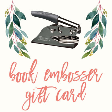 Book Embosser Gift Card