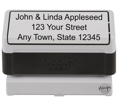 Extra Large Pre-Inked Address Stamp