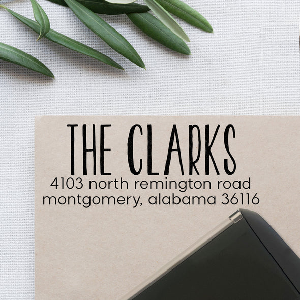 The Clarks Address Stamp