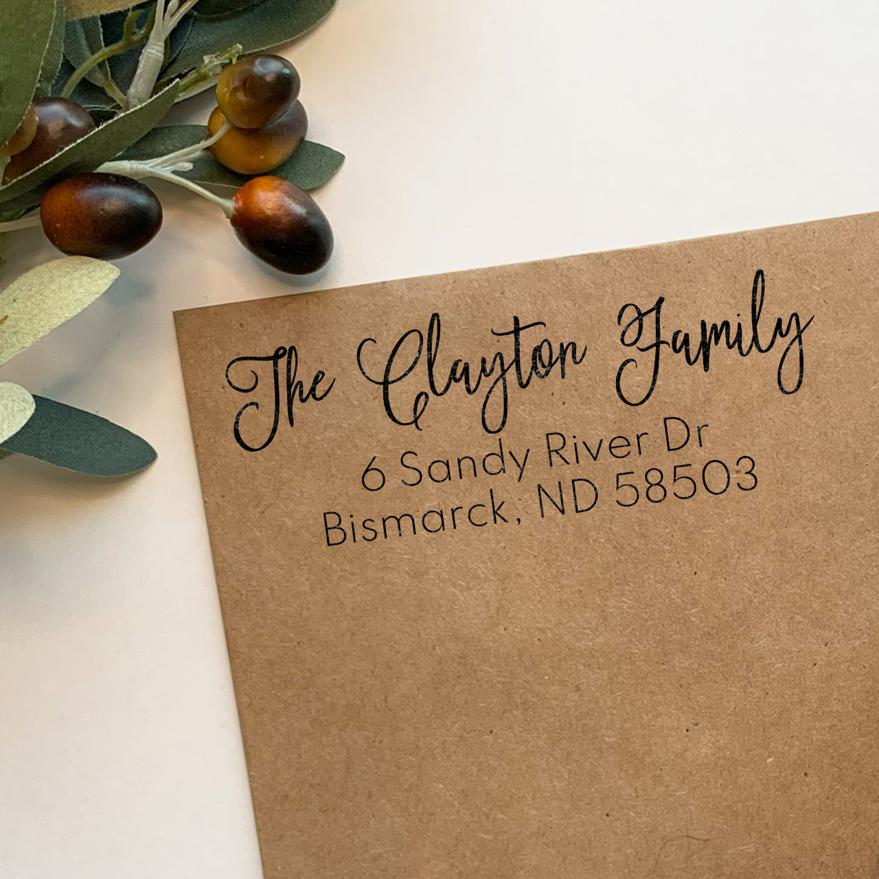 Clayton Address Stamp