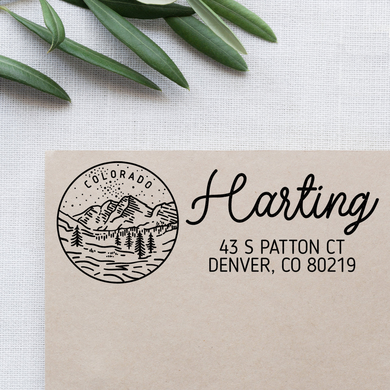 Colorado Address Stamp