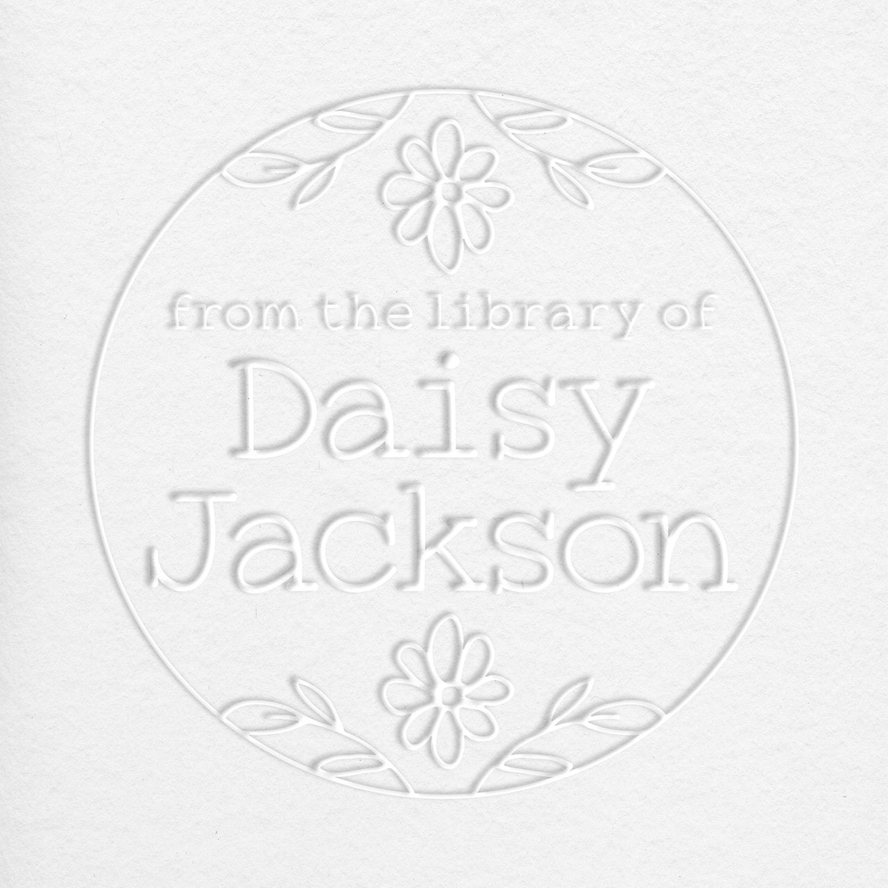 Daisy Round Book Embosser