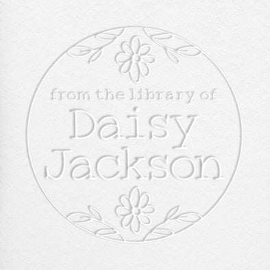 Daisy Round Book Embosser