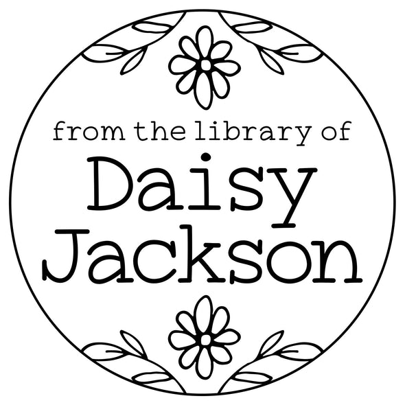 Daisy Book Stamp