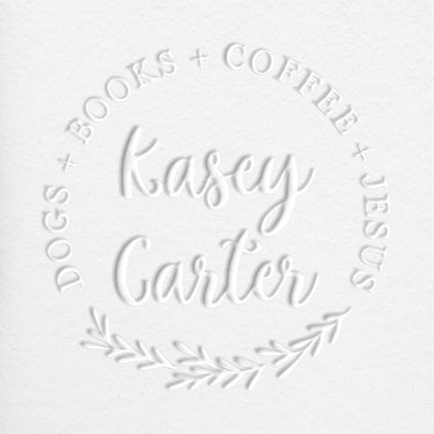 Book Embosser Personalized Custom From the Library of Book
