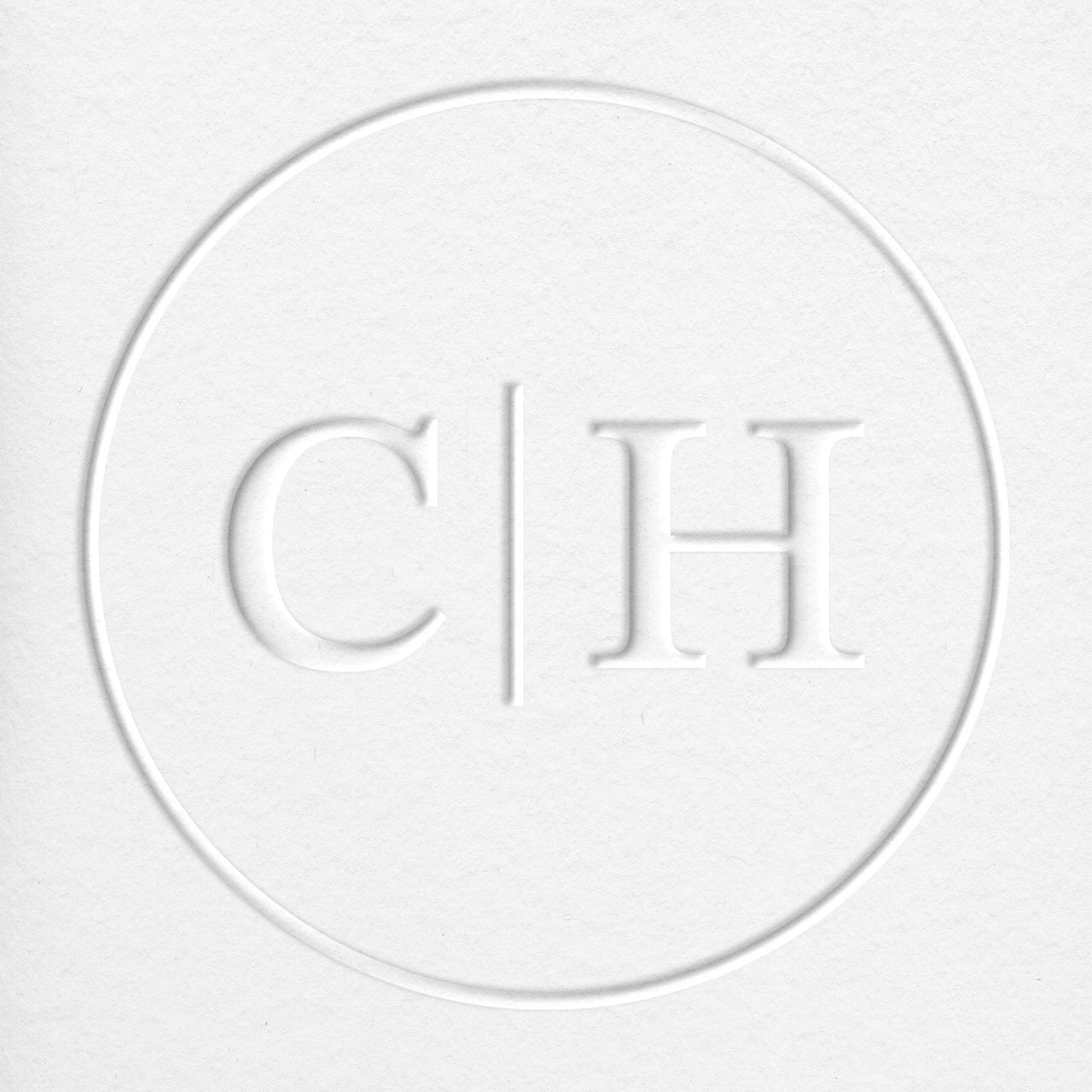 Double Letter Round Monogram Embosser Insert