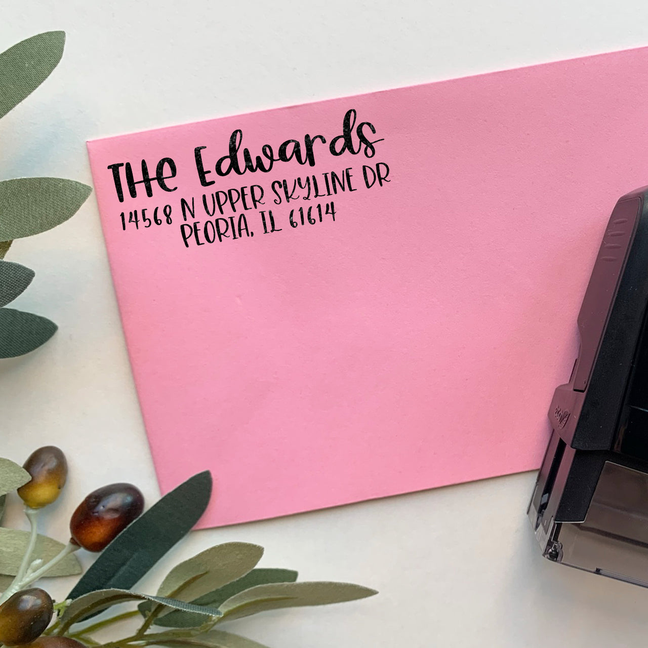 The Edwards Address Stamp