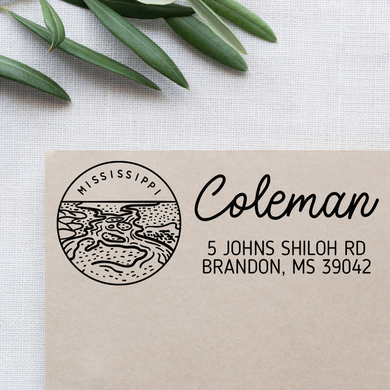 Mississippi Address Stamp