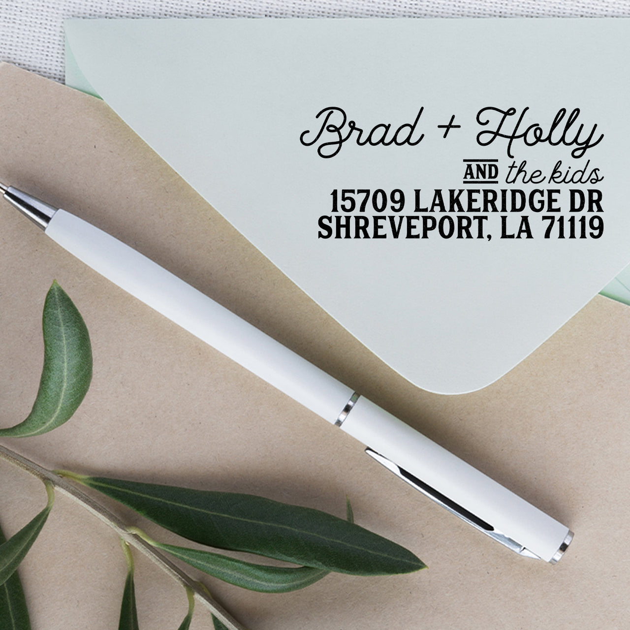 Fixer Family Address Stamp
