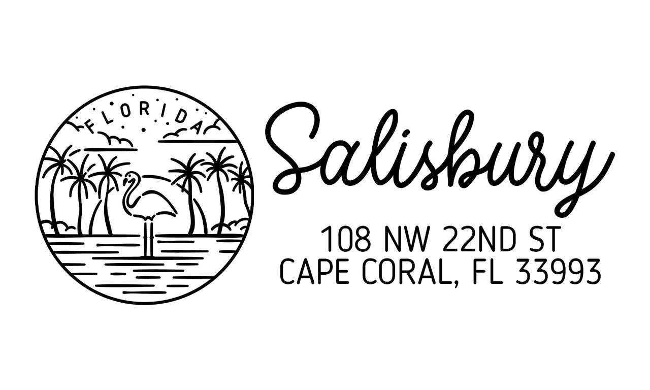 Florida Address Stamp